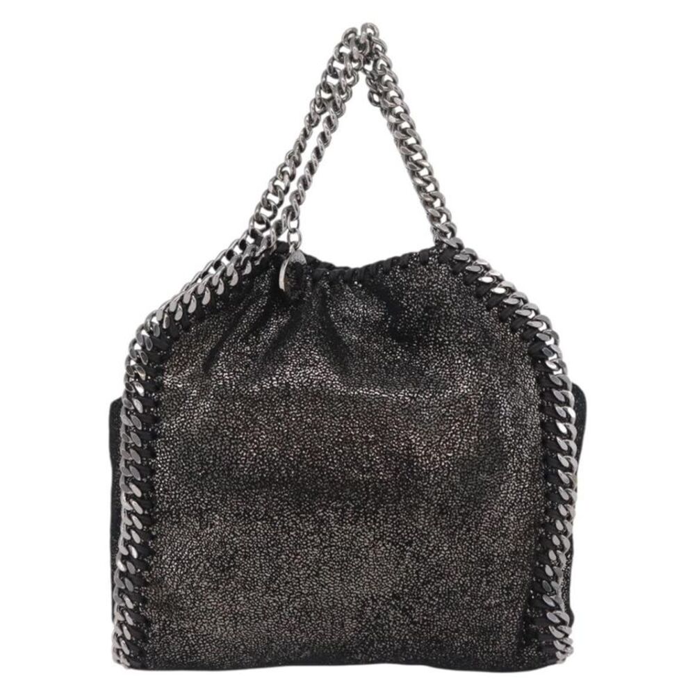 Stella Mccartney Falabella Faux Leather Black Polyester Tote Bag Bag